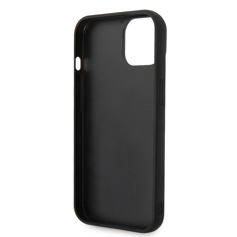 Capa para Apple iPhone 14 Plus, Karl Lagerfeld, Monograma 3D, Preta.