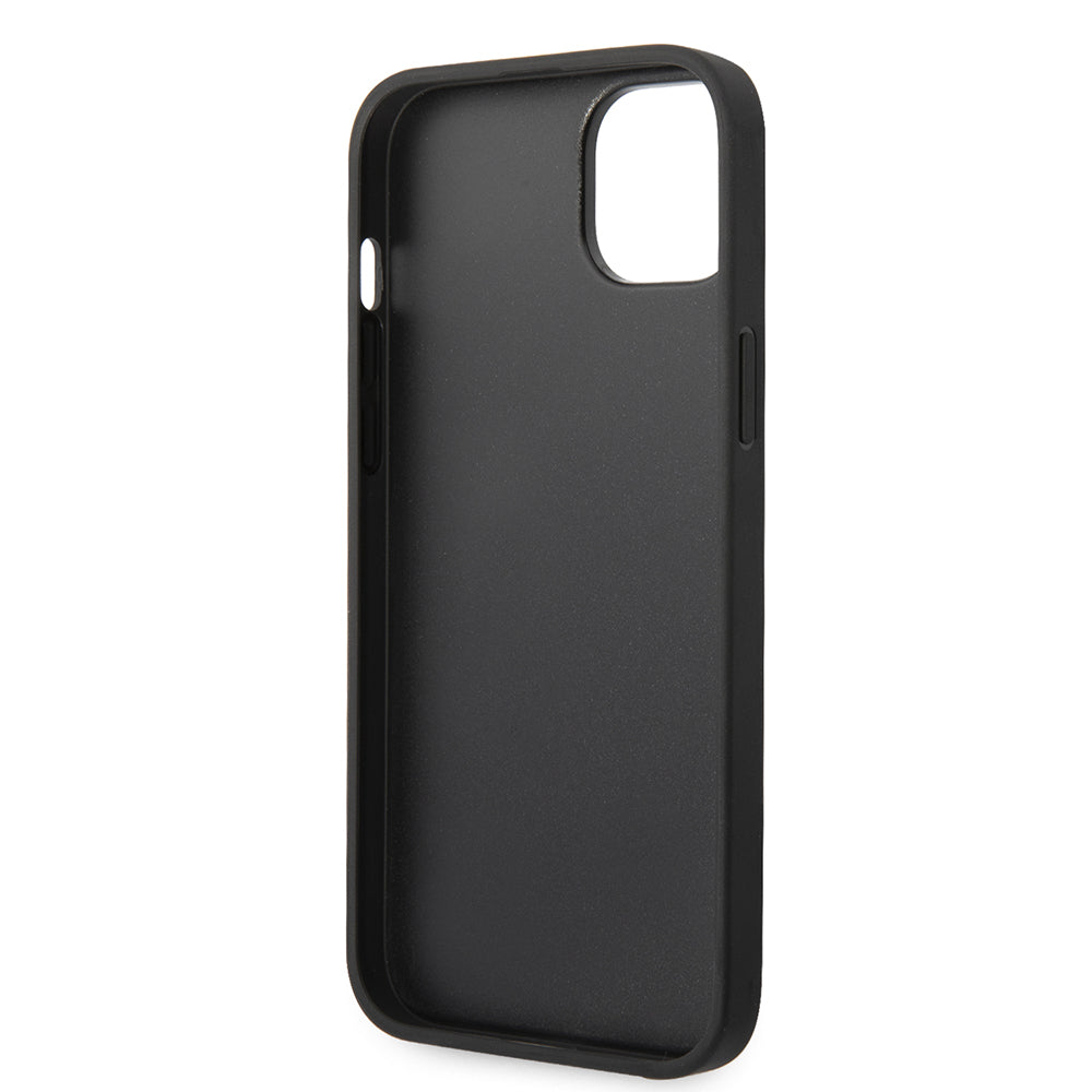 Capa para Apple iPhone 14 Plus, Karl Lagerfeld, Saffiano Monogram Metal Logo, Cinza