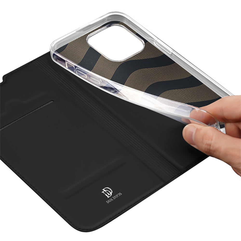 Capa para Apple iPhone 14 Pro, DUX DUCIS, Skin Pro, Preta