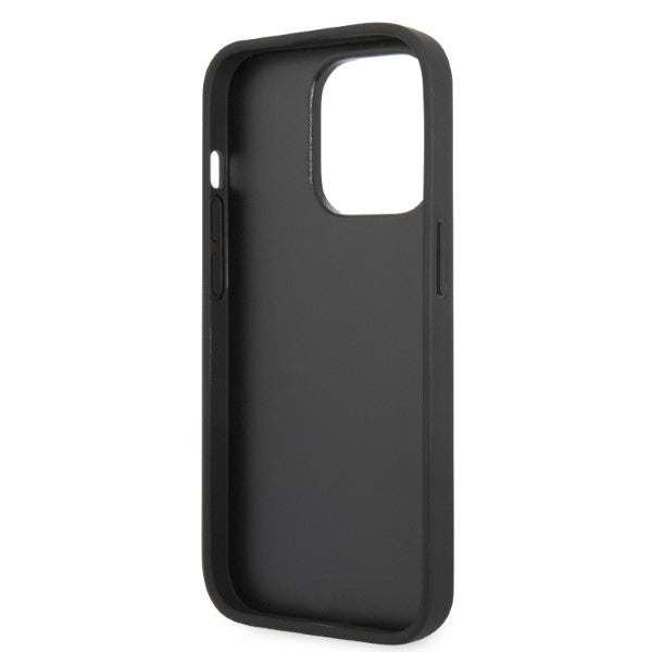Capa para Apple iPhone 14 Pro, Karl Lagerfeld, Glitter Choupette Patch, Prateada
