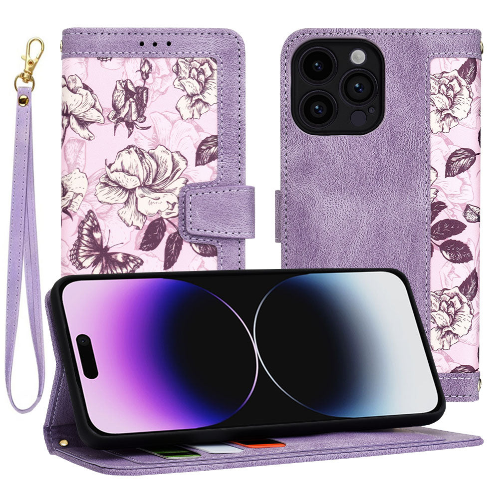 Capa para Apple iPhone 14 Pro Max, Techsuit, FlipCraft, Roxa