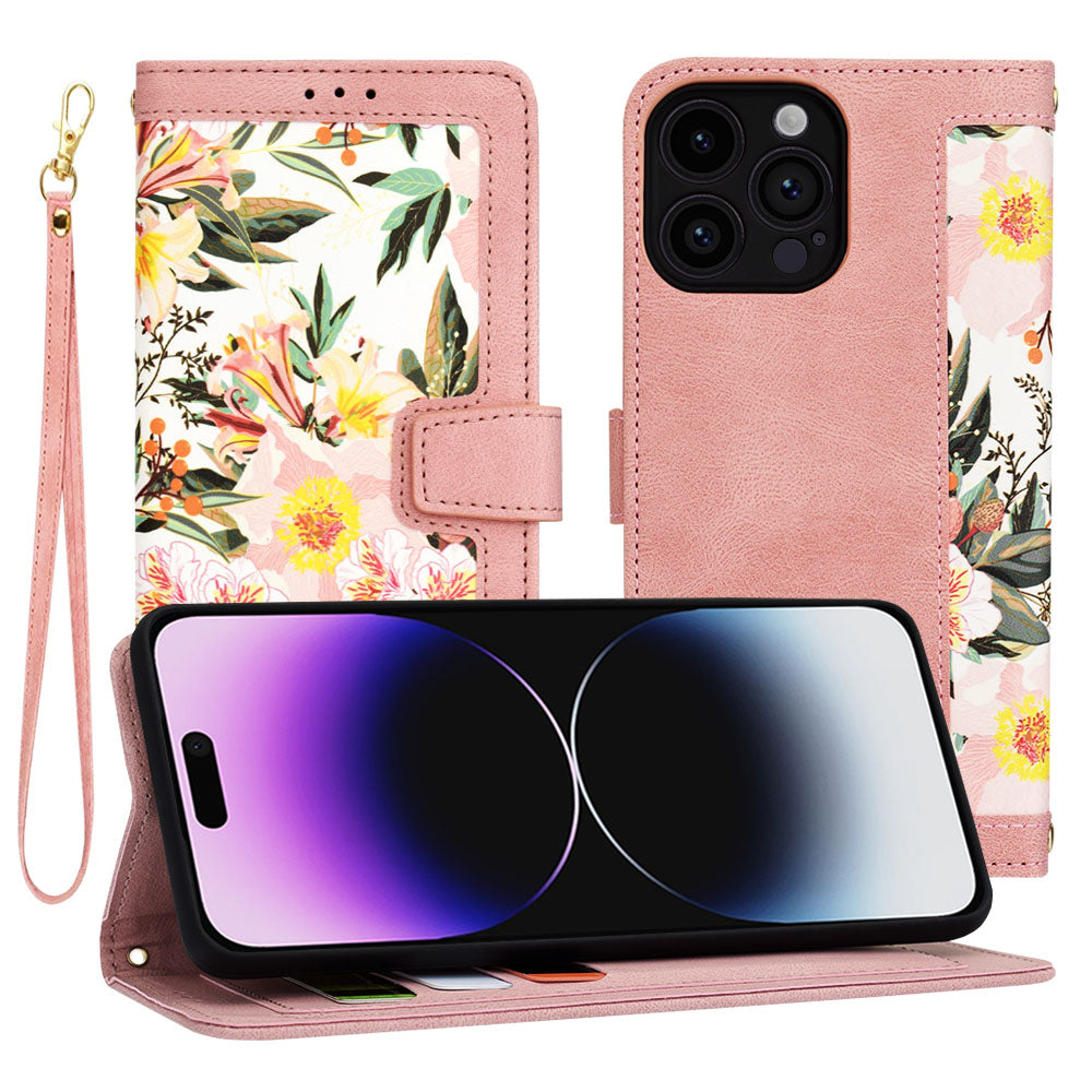 Capa para Apple iPhone 14 Pro Max, Techsuit, FlipCraft, Rosa