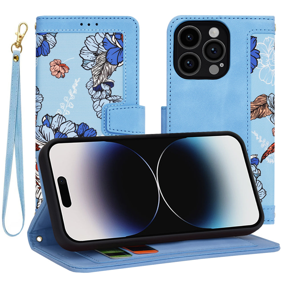Capa para Apple iPhone 14 Pro, Techsuit, FlipCraft, Azul