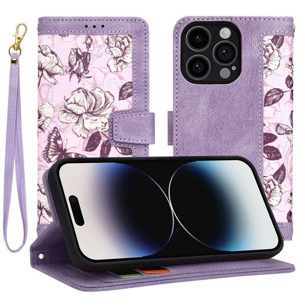Capa para Apple iPhone 14 Pro, Techsuit, FlipCraft, Roxa
