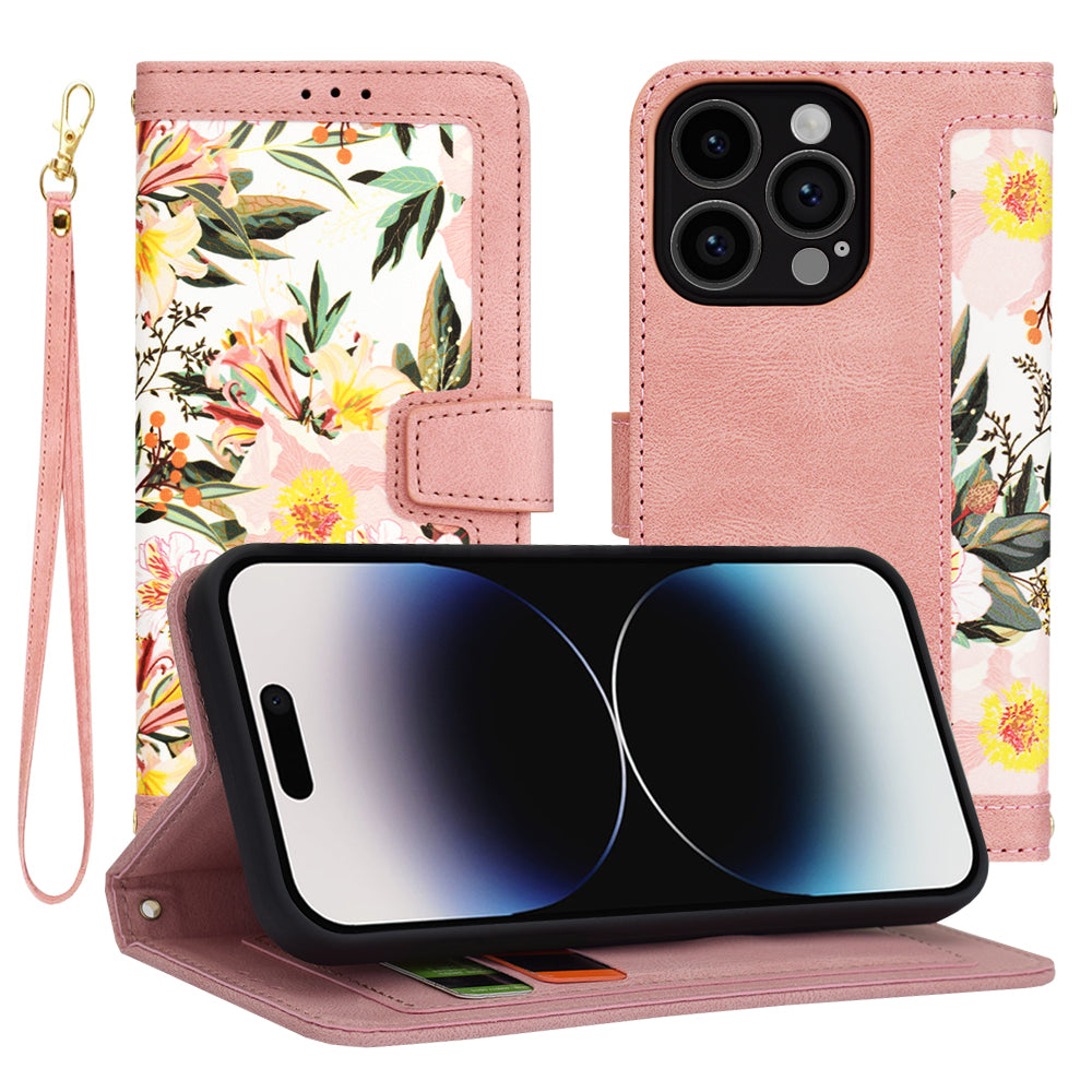 Capa para Apple iPhone 14 Pro, Techsuit, FlipCraft, Rosa
