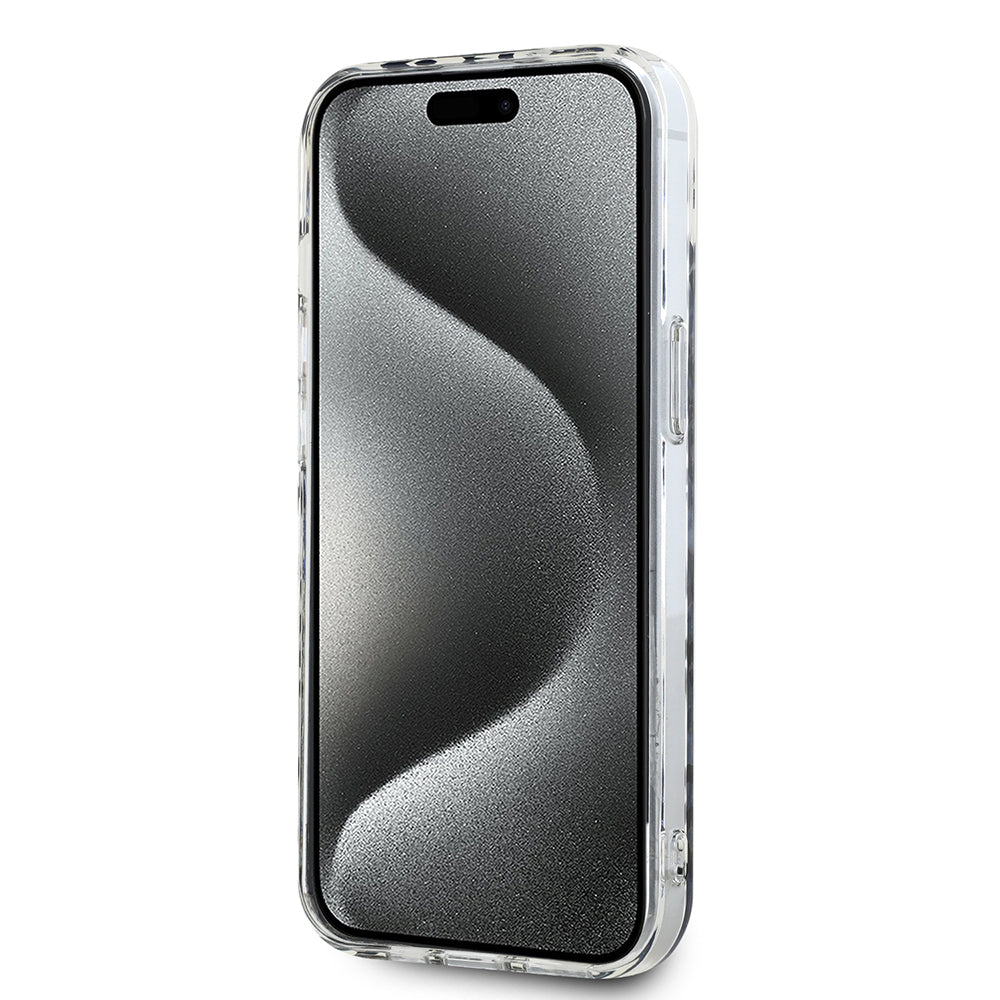 Capa para Apple iPhone 15, Karl Lagerfeld, IML Luxury Gold Fullover Logo, Dourada