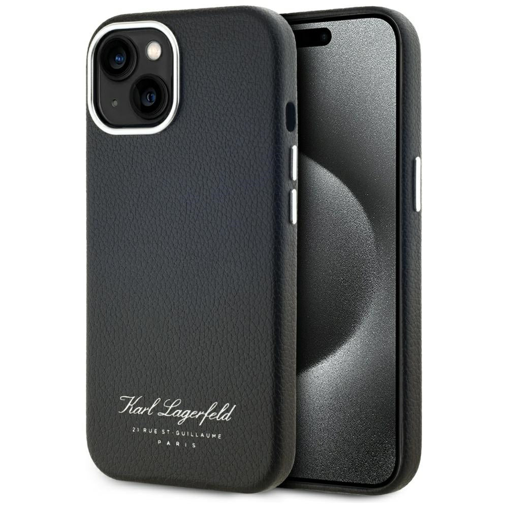 Capa para Apple iPhone 15, Karl Lagerfeld, RSG, Preta