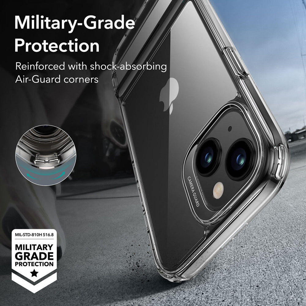 Capa para Apple iPhone 15 Plus, ESR, Air Shield Boost Kickstand, Transparente