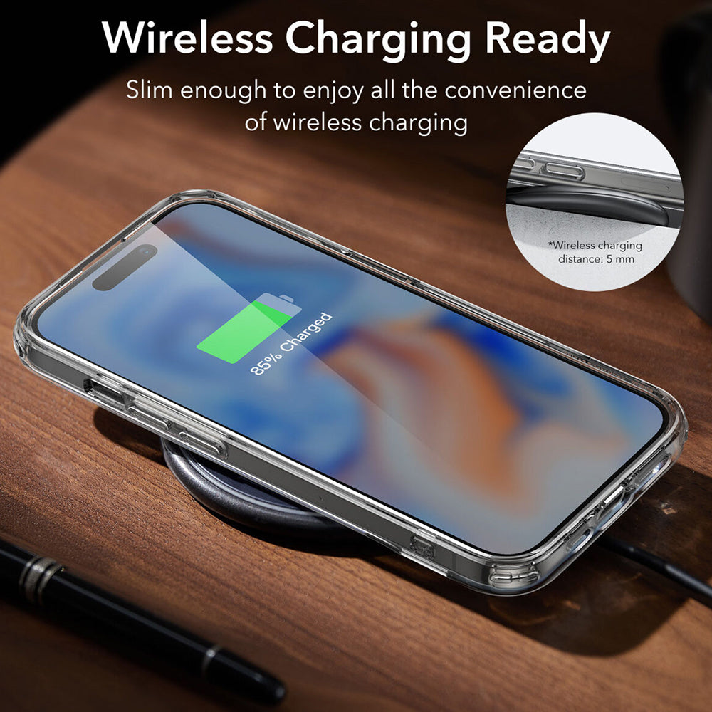 Capa para Apple iPhone 15 Plus, ESR, Air Shield Boost Kickstand, Transparente