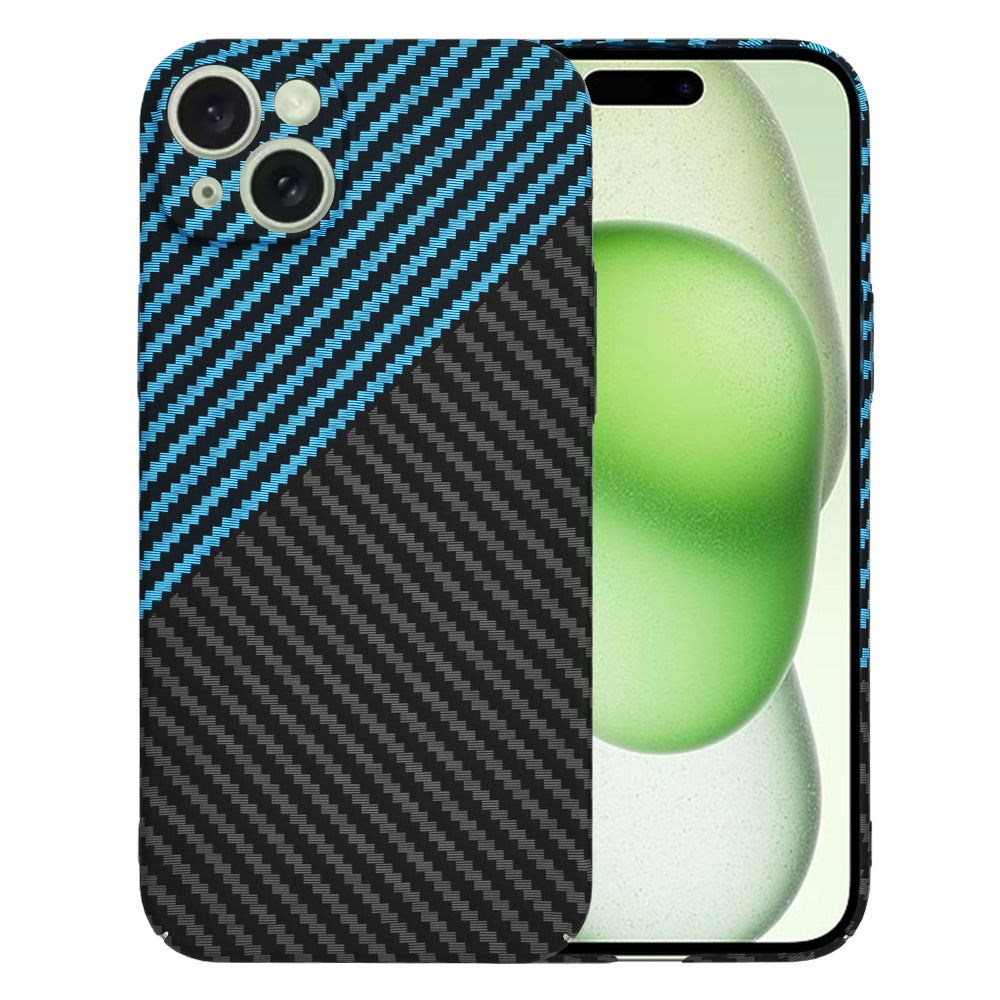 Capa para Apple iPhone 15 Plus, Techsuit, Carbonite FiberShell, Preto Azul