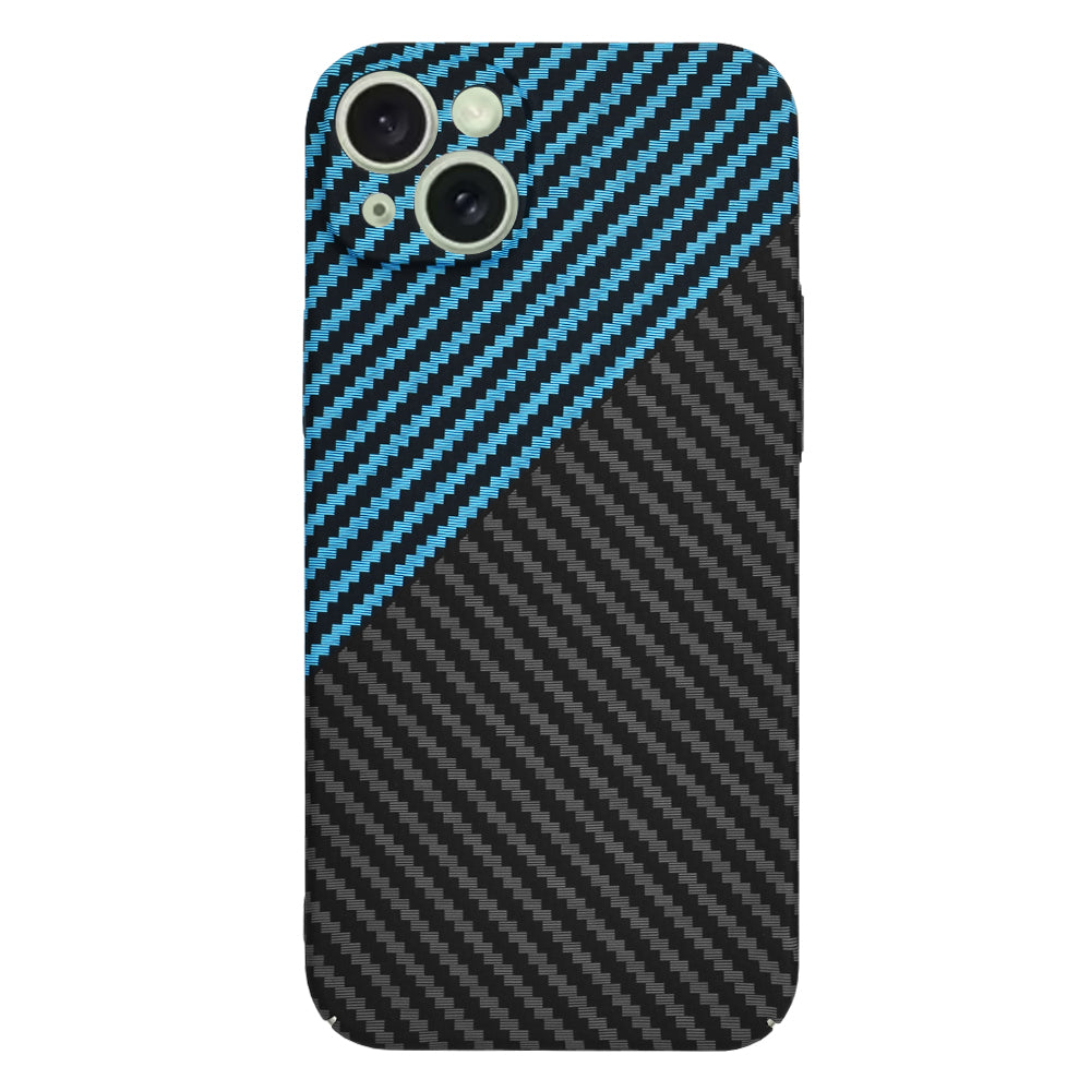 Capa para Apple iPhone 15 Plus, Techsuit, Carbonite FiberShell, Preto Azul
