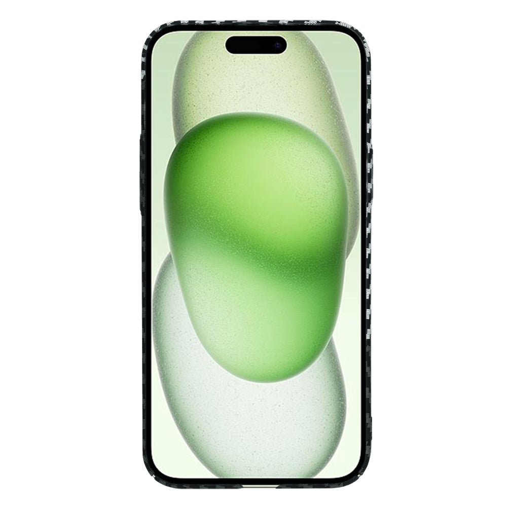 Capa para Apple iPhone 15 Plus, Techsuit, Carbonite FiberShell, Preto Cinzento
