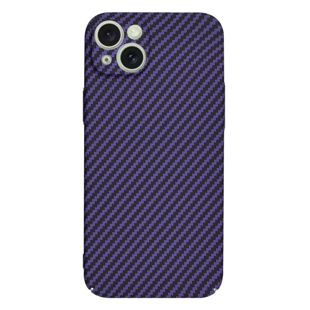 Capa para Apple iPhone 15 Plus, Techsuit, Carbonite FiberShell, Roxo
