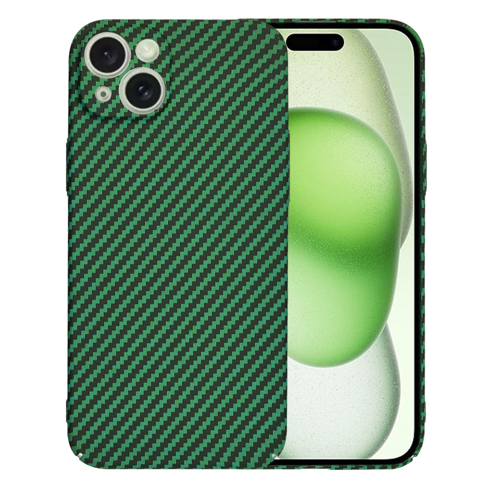 Capa para Apple iPhone 15 Plus, Techsuit, Carbonite FiberShell, Verde