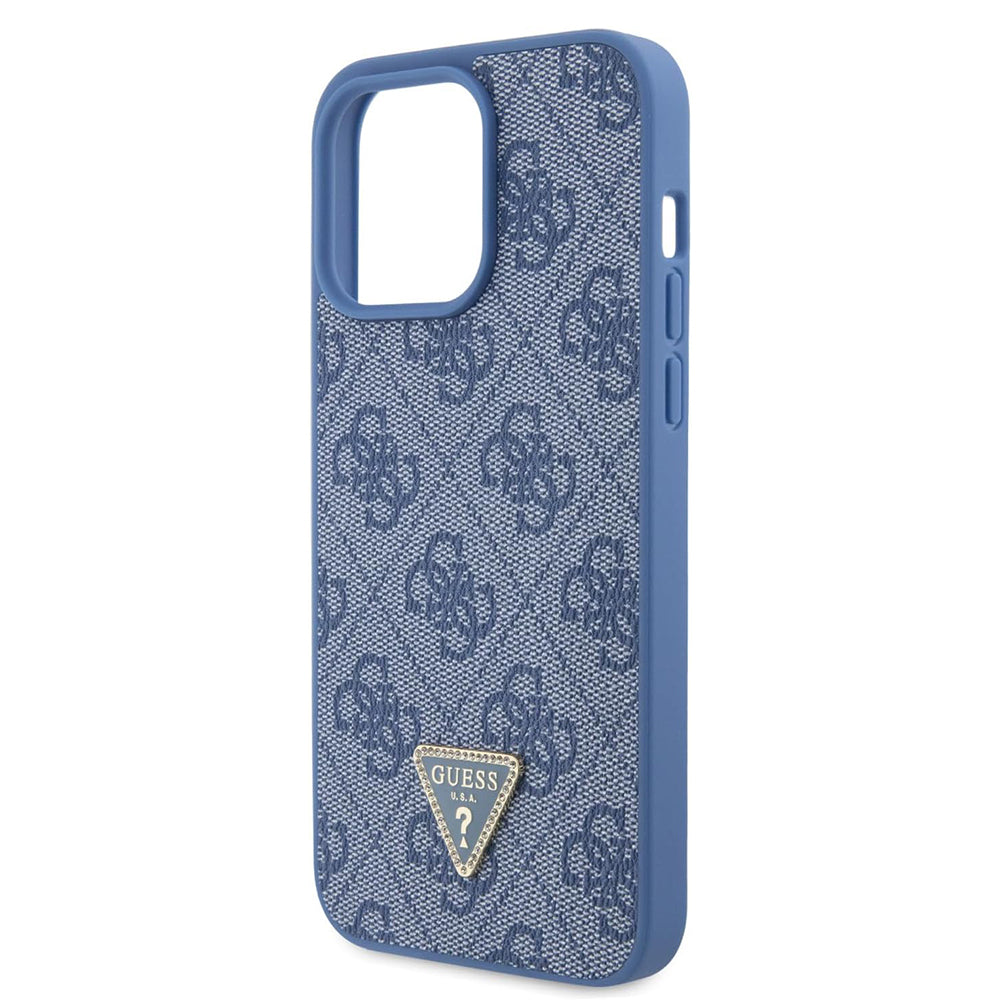 Capa para Apple iPhone 15 Pro, Guess, Crossbody 4G Metal Logo, Azul