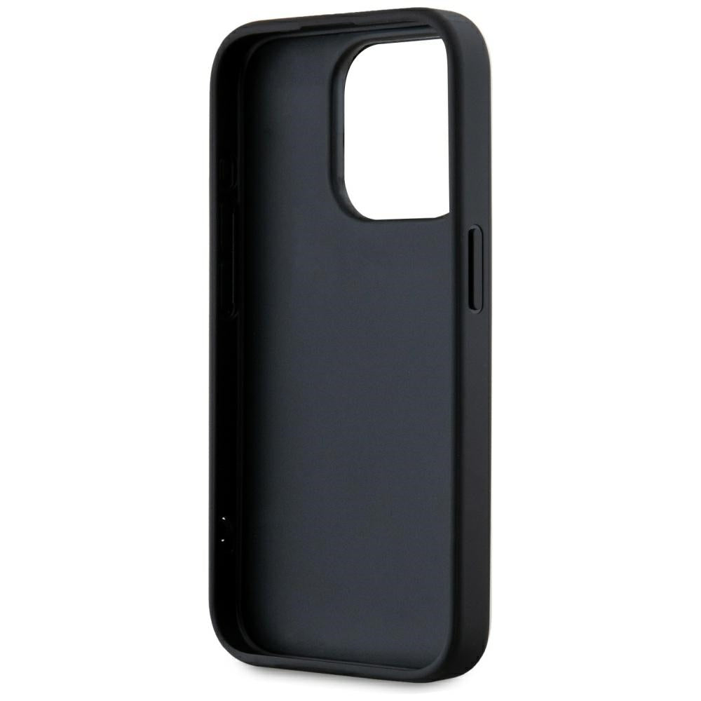 Capa para Apple iPhone 15 Pro, Karl Lagerfeld, Saffiano Athleisure Stripes com Alça, Rosa