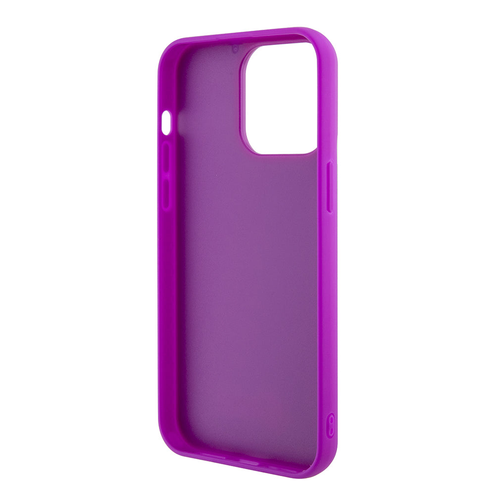 Capa para Apple iPhone 15 Pro Max, Guess, Disco Metal Script, Fúcsia