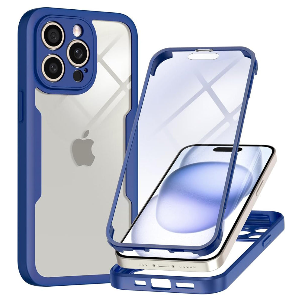 Capa para Apple iPhone 15 Pro Max, Techsuit, ColorVerse 360, Azul
