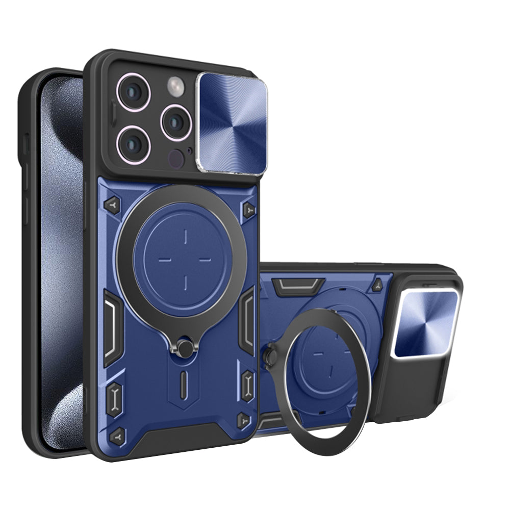 Capa para Apple iPhone 15 Pro, Techsuit, CamGuard Pro, Azul