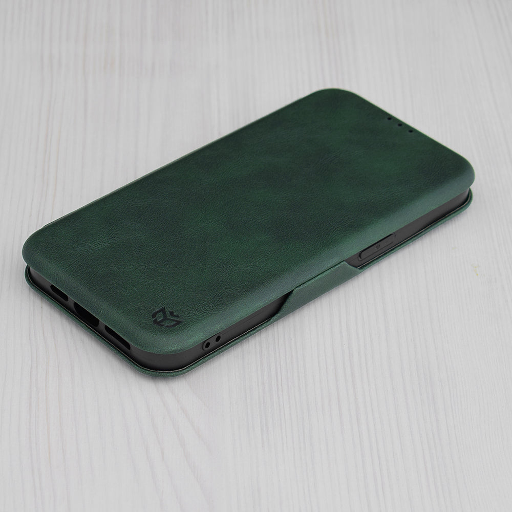 Capa para Apple iPhone 15, Techsuit, Safe Wallet Plus, Verde