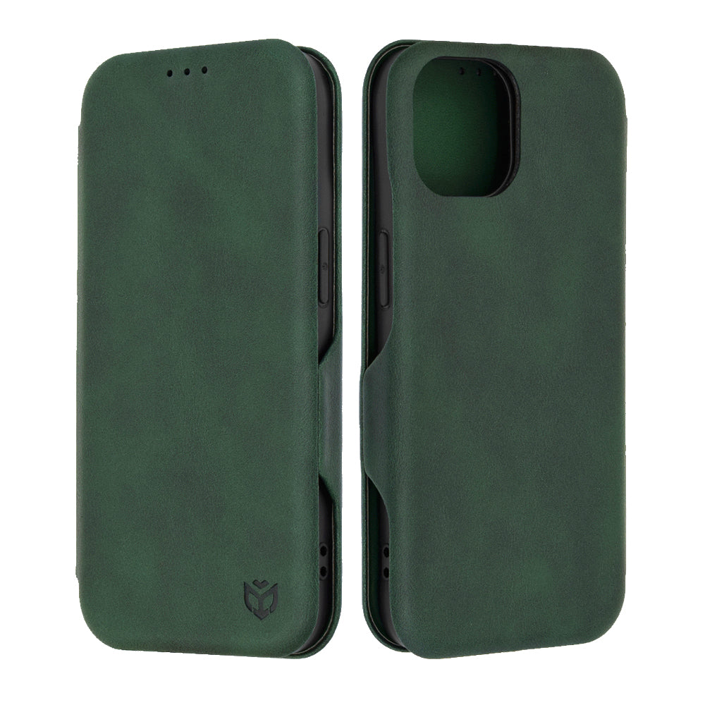 Capa para Apple iPhone 15, Techsuit, Safe Wallet Plus, Verde