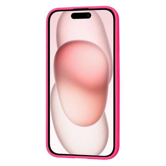 Capa para Apple iPhone 15, Techsuit, SoftFlex, Rosa Escuro
