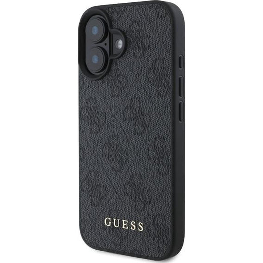 Capa para Apple iPhone 16, Guess, 4G Classic, Preta