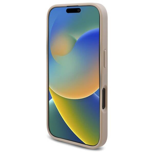 Capa para Apple iPhone 16, Guess, Logo Triângulo 4G, Branca