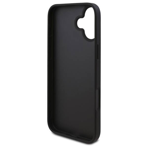 Capa para Apple iPhone 16, Guess, Logo Triângulo 4G, Preta