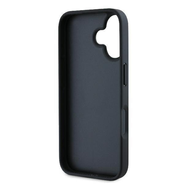 Capa para Apple iPhone 16, Karl Lagerfeld, Monograma Cabeça de Choupette, Preta