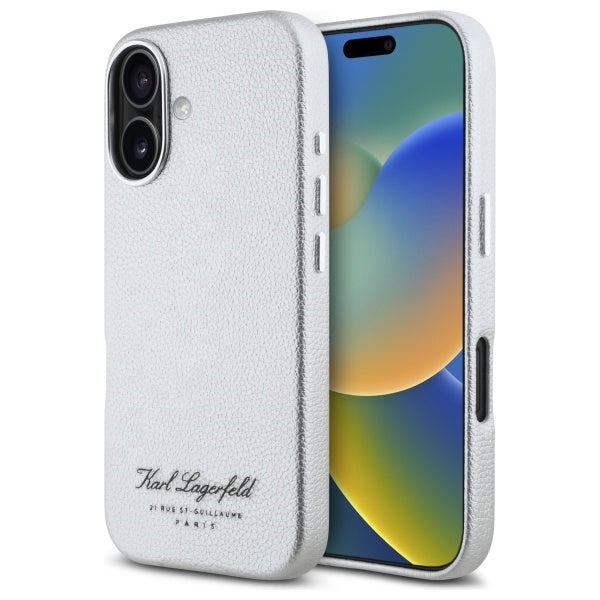 Capa para Apple iPhone 16, Karl Lagerfeld, RSG, Cinza