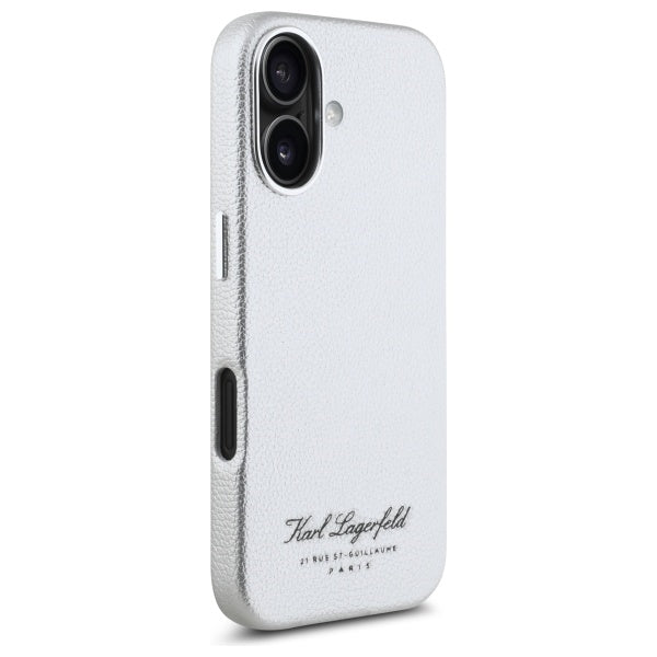 Capa para Apple iPhone 16, Karl Lagerfeld, RSG, Cinza