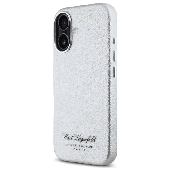 Capa para Apple iPhone 16, Karl Lagerfeld, RSG, Cinza