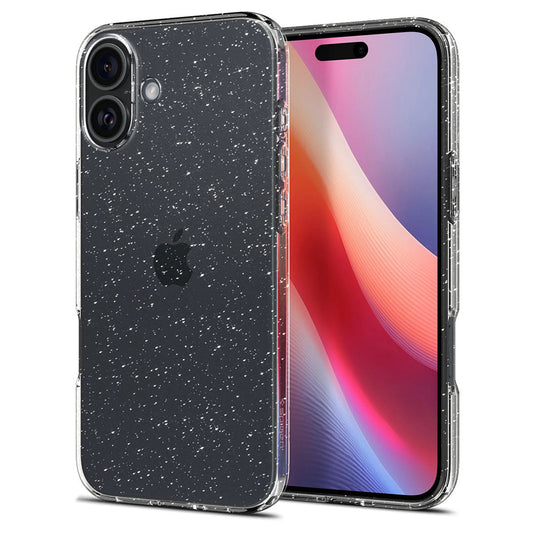 Capa para Apple iPhone 16 Plus, Spigen, Liquid Crystal Glitter, Transparente