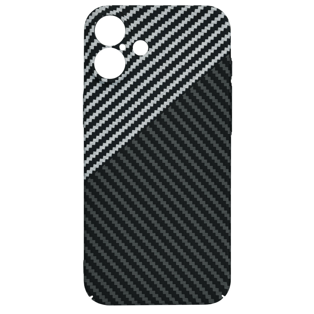 Capa para Apple iPhone 16 Plus, Techsuit, Carbonite FiberShell, Preto Cinzento