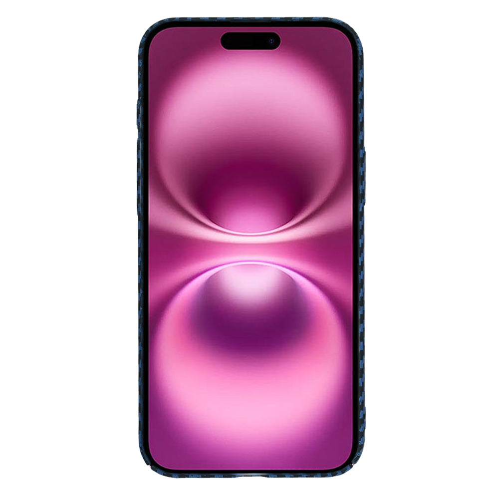 Capa para Apple iPhone 16 Plus, Techsuit, Carbonite FiberShell, Turquesa