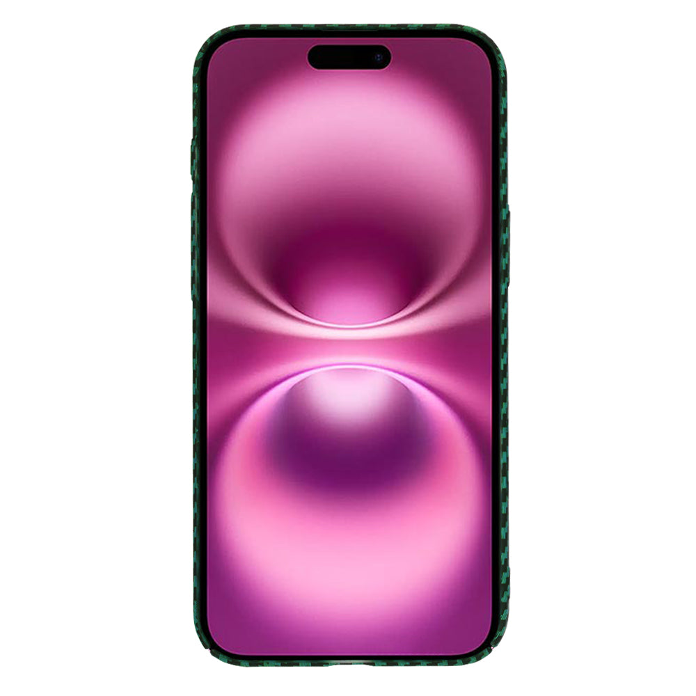 Capa para Apple iPhone 16 Plus, Techsuit, Carbonite FiberShell, Verde