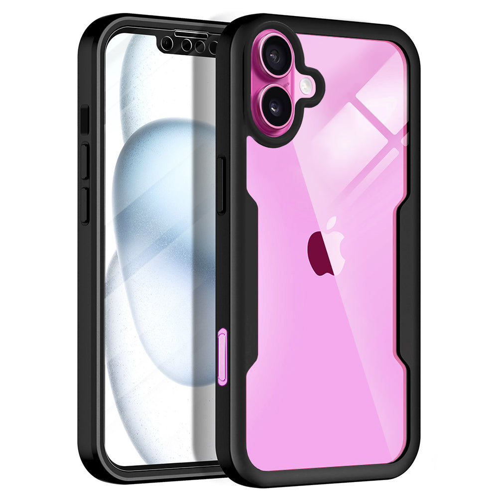 Capa para Apple iPhone 16 Plus, Techsuit, ColorVerse 360, Preta