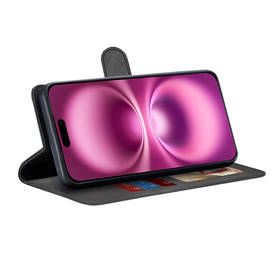 Capa para Apple iPhone 16 Plus, Techsuit, Diary Book, Preta