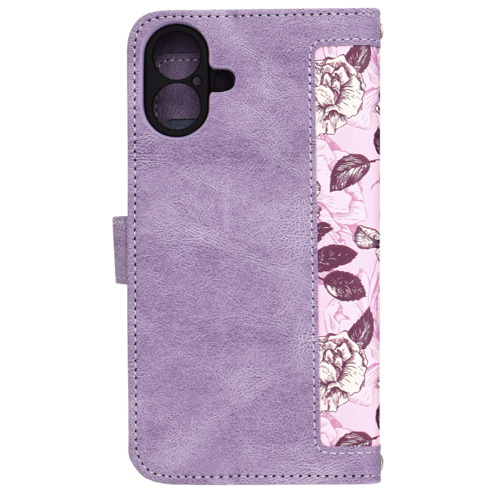 Capa para Apple iPhone 16 Plus, Techsuit, FlipCraft, Roxo