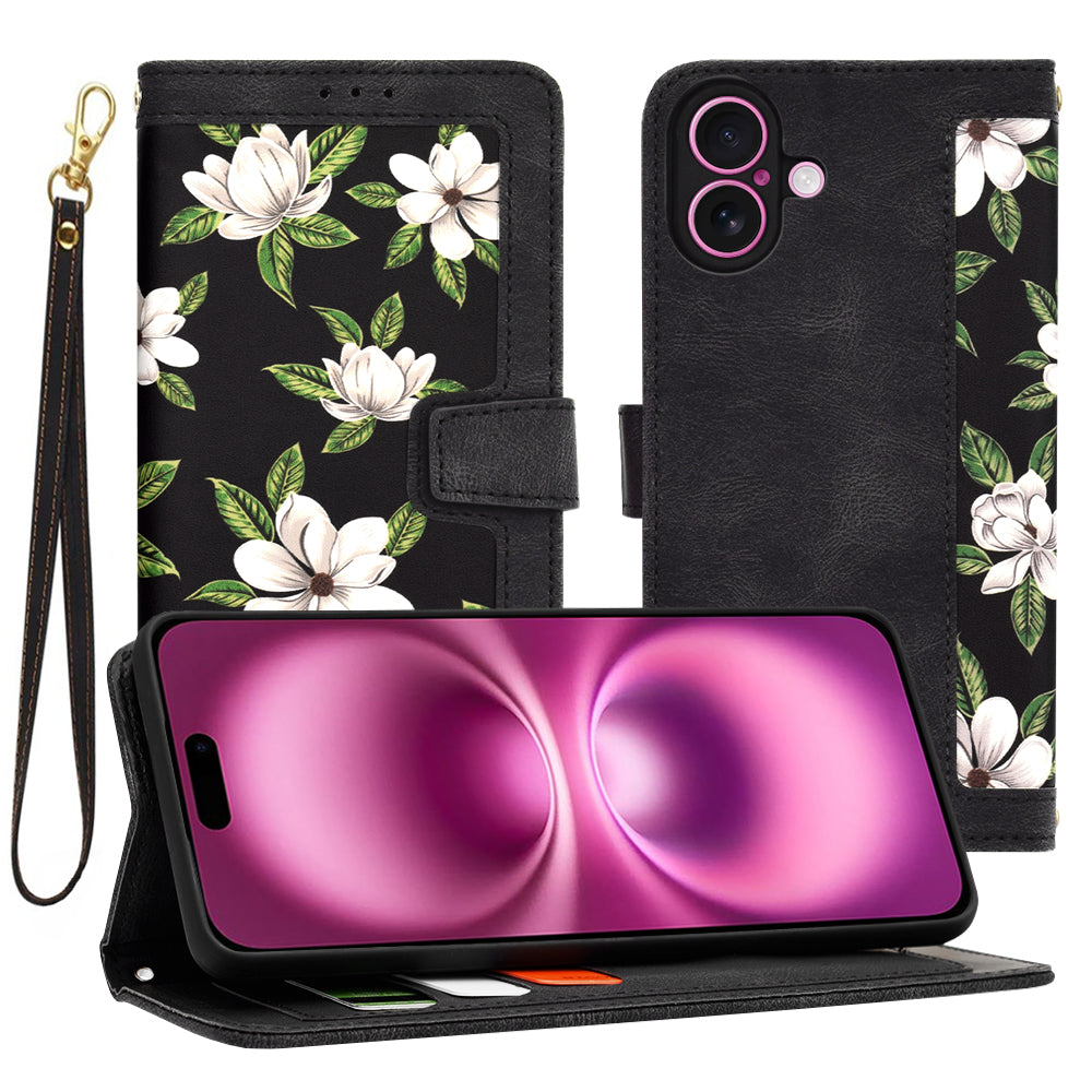 Capa para Apple iPhone 16 Plus, Techsuit, FlipCraft, Preta