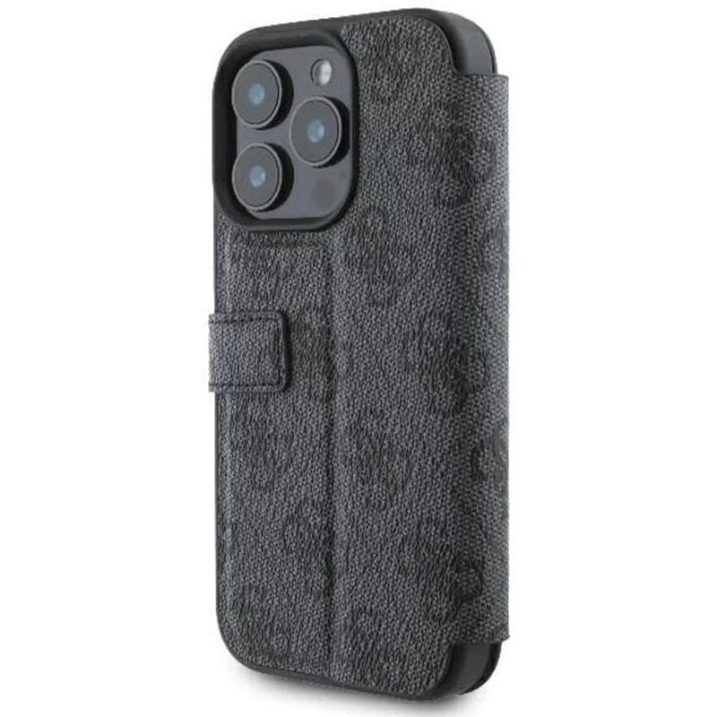 Capa para Apple iPhone 16 Pro, Guess, 4G Book, Preta