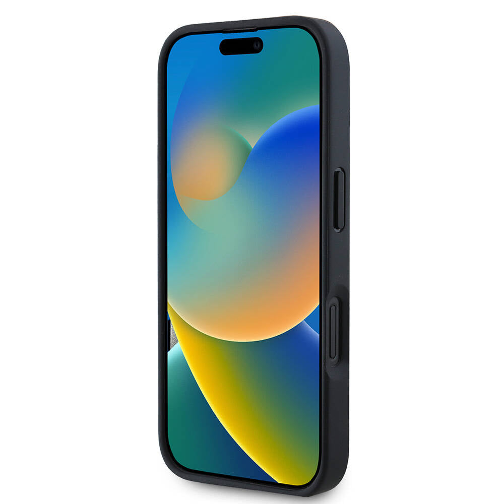 Capa para Apple iPhone 16 Pro, Guess, Logo Triângulo 4G, Branca