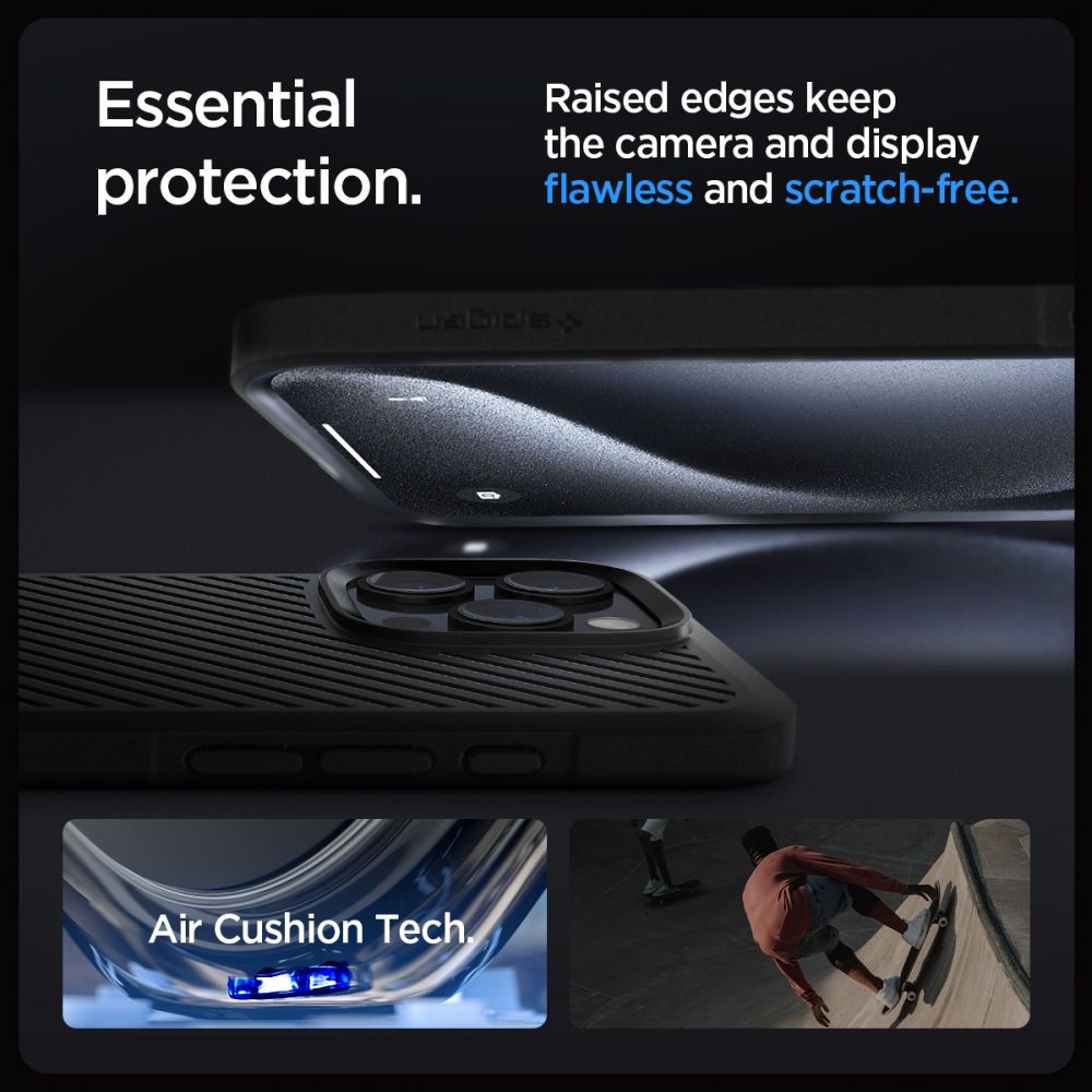 Capa para Apple iPhone 16 Pro Max, Spigen, Core Armor, Preta Fosca