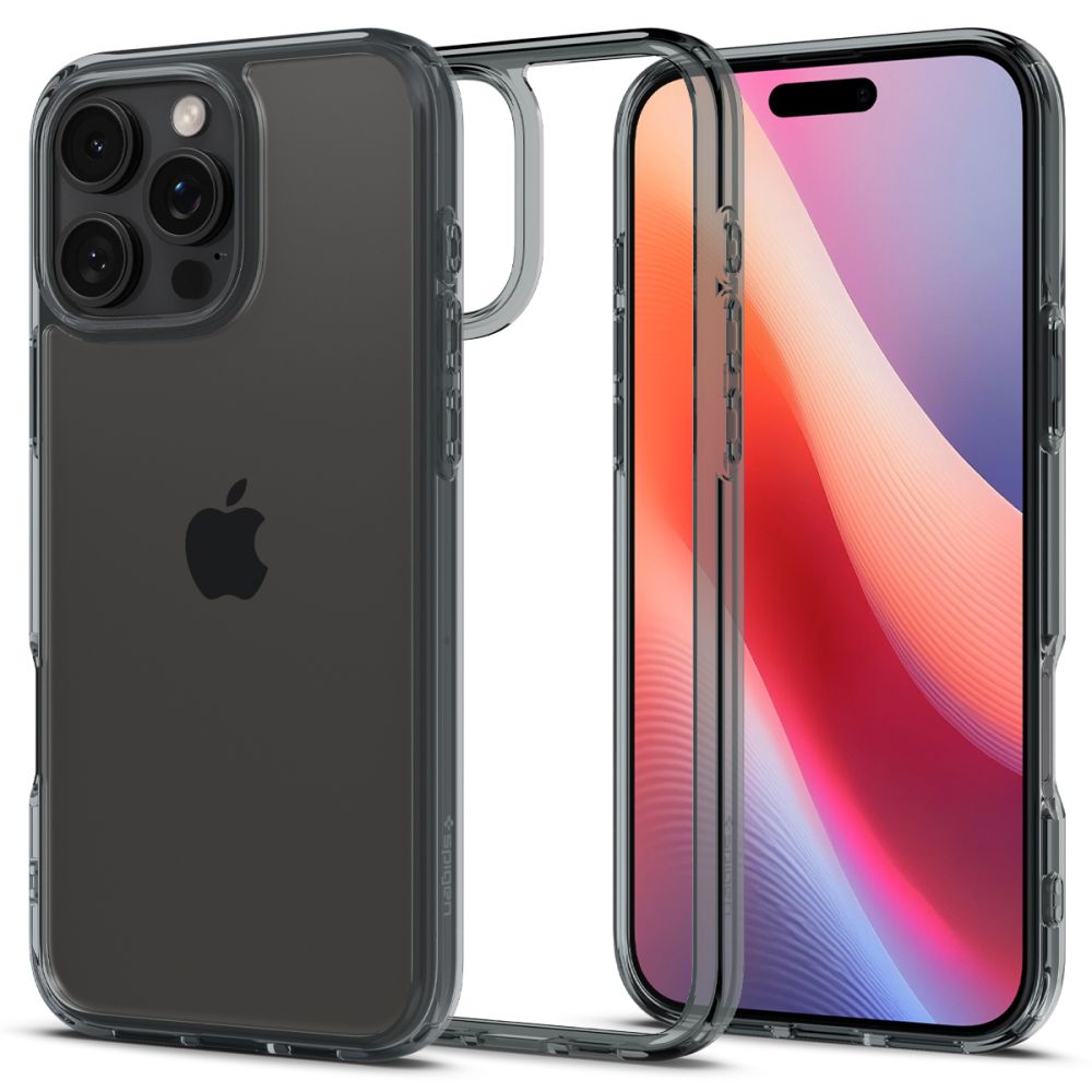Case for Apple iPhone 16 Pro Max, Spigen, Ultra Hybrid, Smoky ACS07994