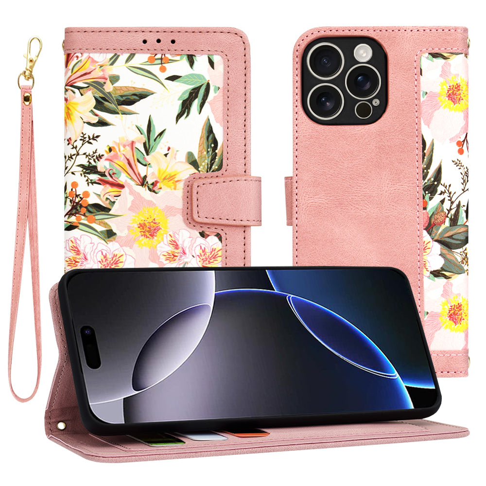 Capa para Apple iPhone 16 Pro Max, Techsuit, FlipCraft, Rosa