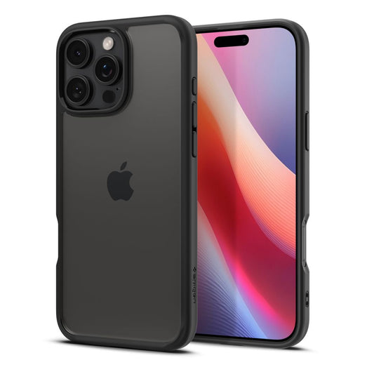 Capa para Apple iPhone 16 Pro, Spigen, Ultra Hybrid, Preta Fosca