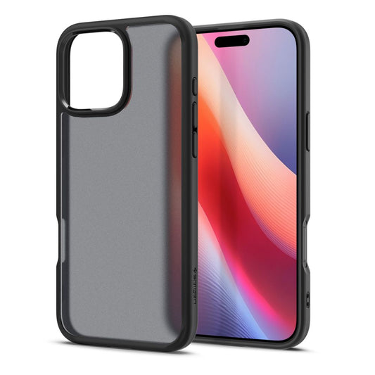 Capa para Apple iPhone 16 Pro, Spigen, Ultra Hybrid, Preto Satinado ACS08124