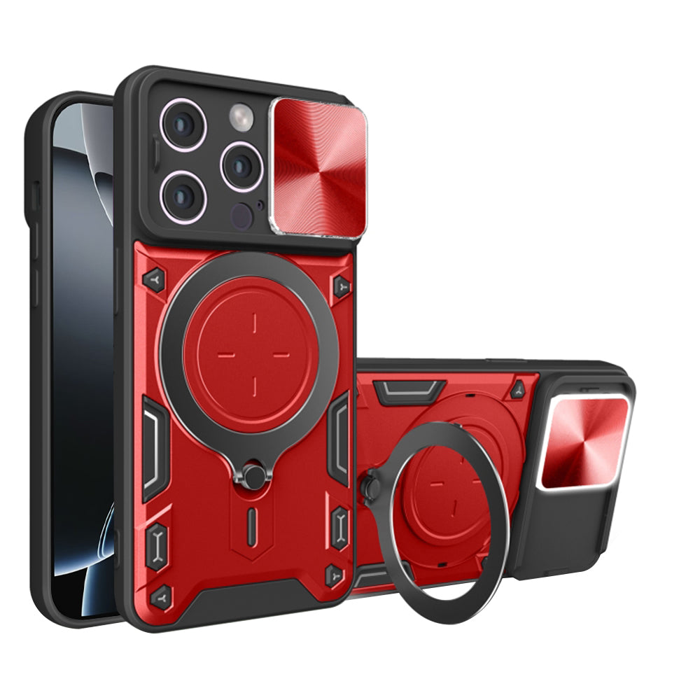 Capa para Apple iPhone 16 Pro, Techsuit, CamGuard Pro, Vermelha