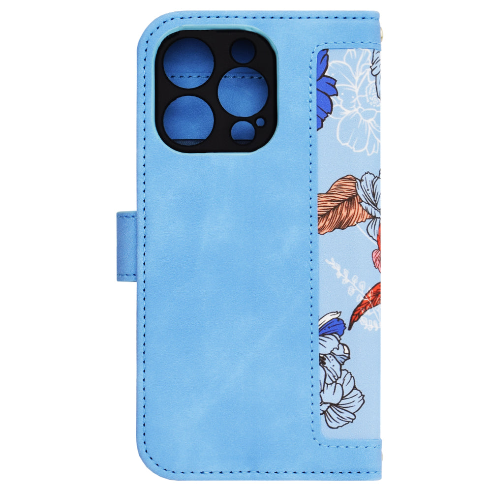 Capa para Apple iPhone 16 Pro, Techsuit, FlipCraft, Azul